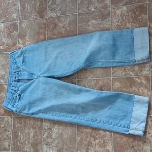 Carhartt Relaxed Fit Light Blue Denim Jeans Size 32  Cuffed